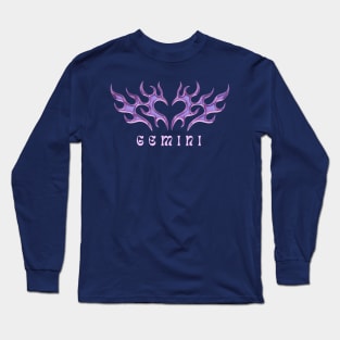 Gemini Y2K Butterfly Long Sleeve T-Shirt